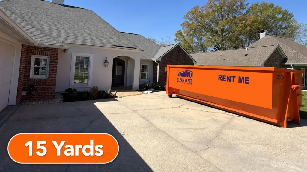 15 yard dumpster rental in Hammond, LA